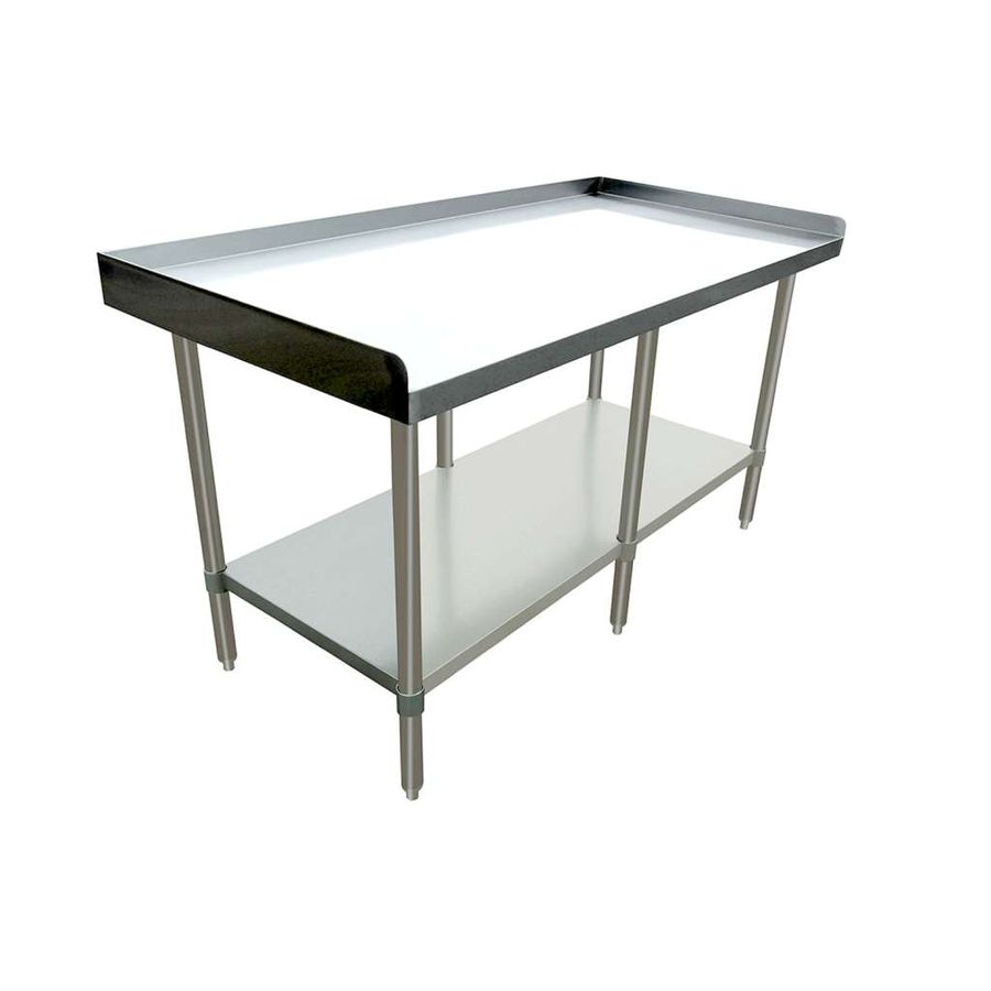16 Gauge 430 Stainless Steel Equipment Stand 24"X72" 2