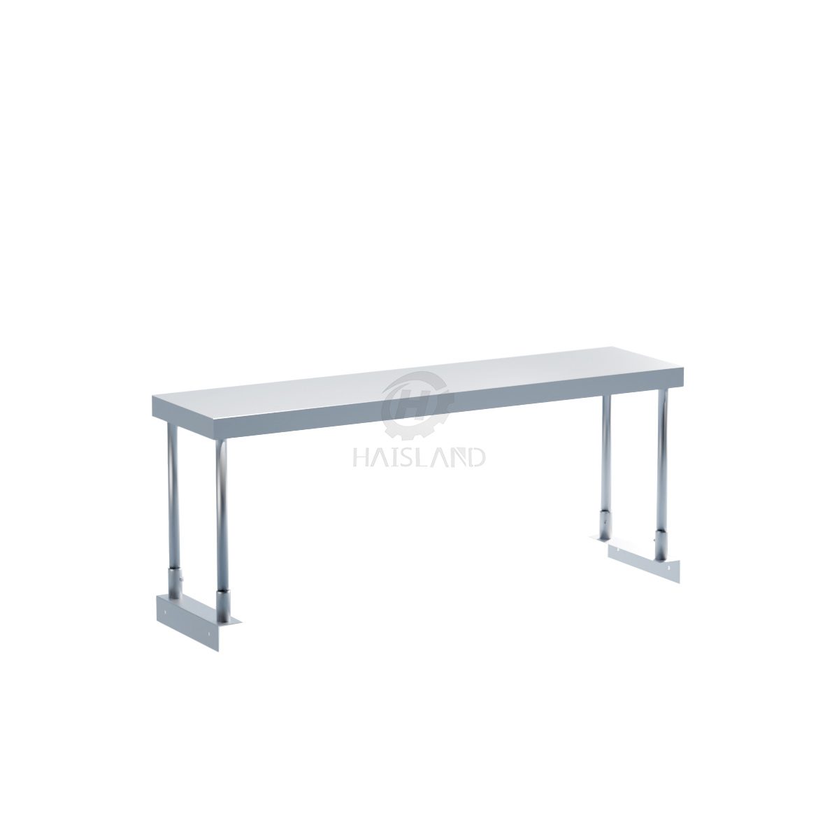 Stainless Steel Single Deck Overshelf 14"X48"