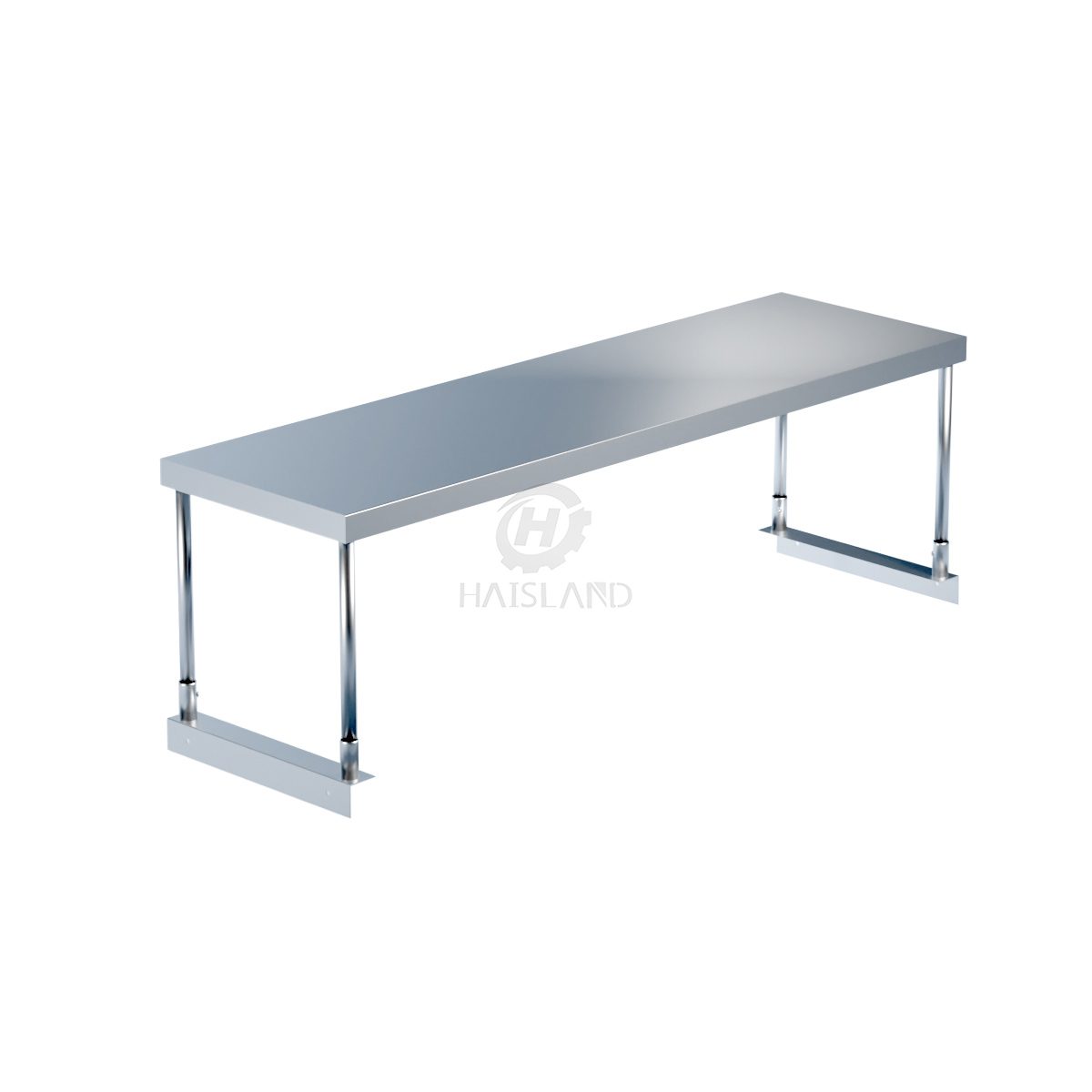 Stainless Steel Single Deck Overshelf 18"X60"