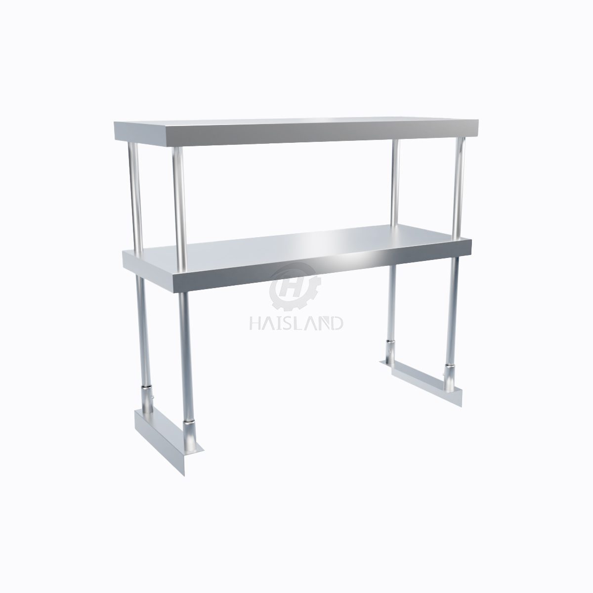 Stainless Steel double Deck Overshelf 14"X36"