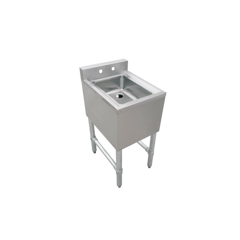 Stainless Steel Drop-in Sink Two Compartment 10"x14"x10"