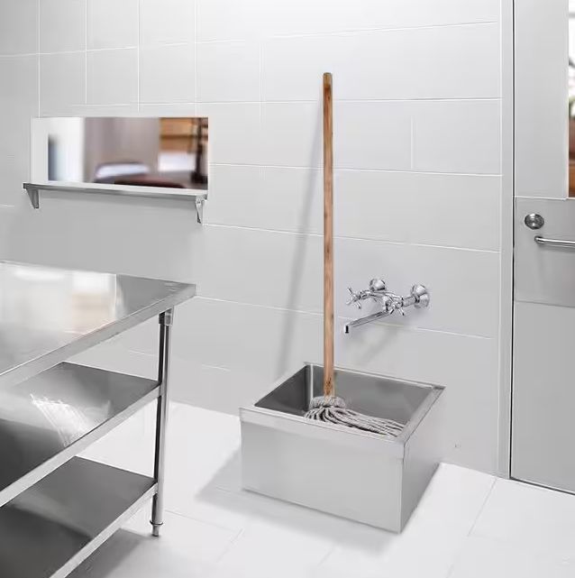 Three-Sided Splash for 24"x24" Mop Sink