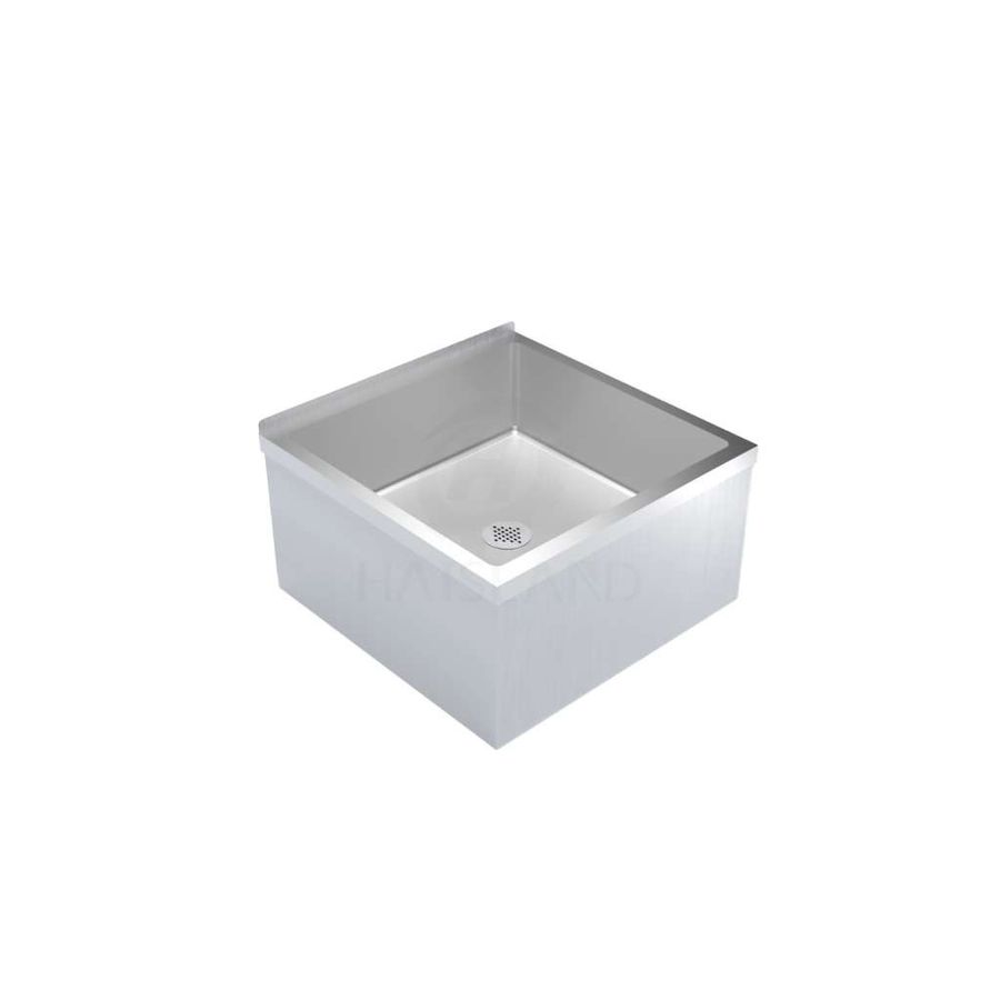 Floor Mop Sink 304SS 16 Gauge Stainless Steel 24"x24"x13"