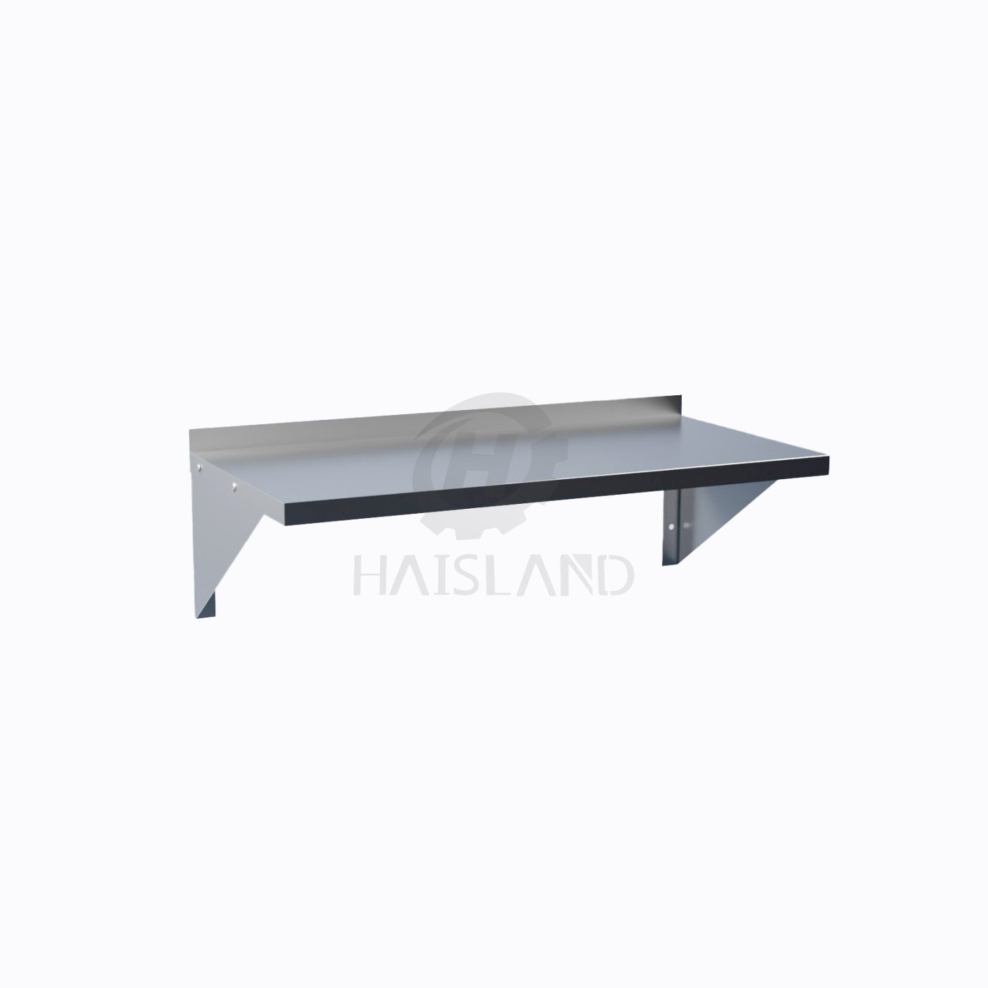 Wall mount shelf 14"x36"x12"H 18Gauge 430S/S shelf and two brackets