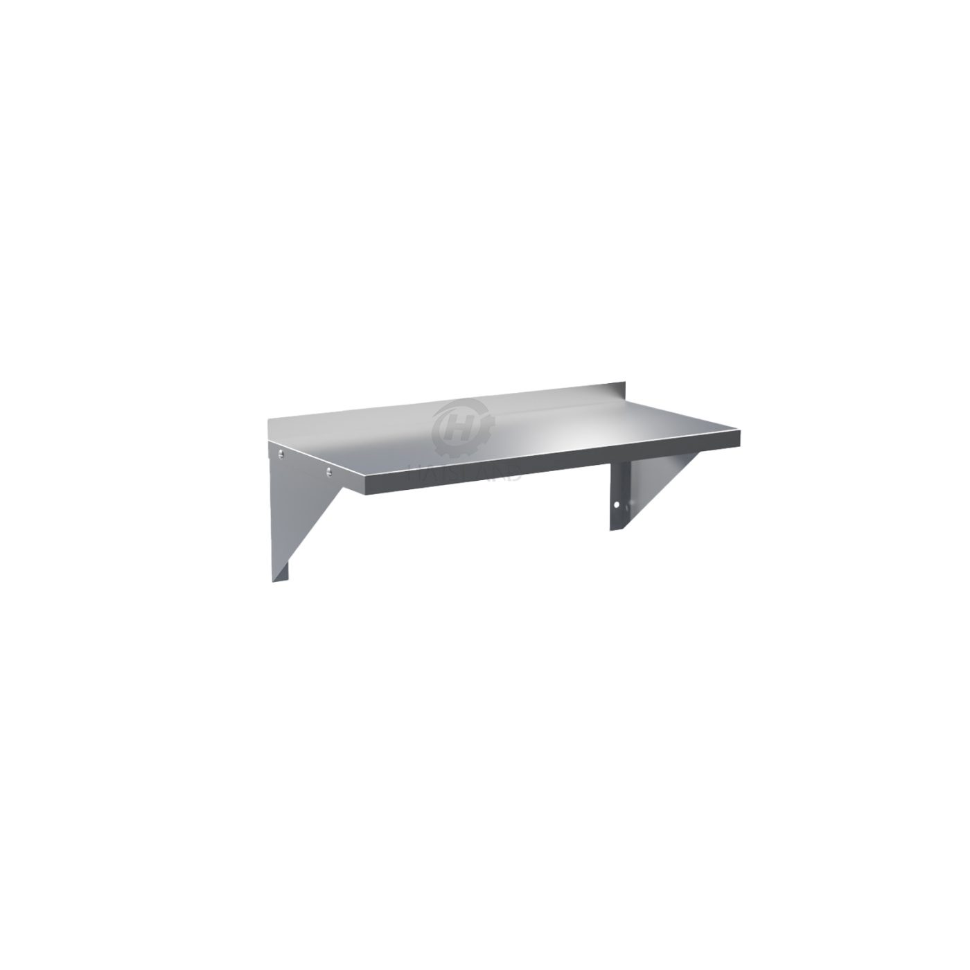 Wall mount shelf 18"x30"x12"H 18Gauge 430S/S shelf and two brackets