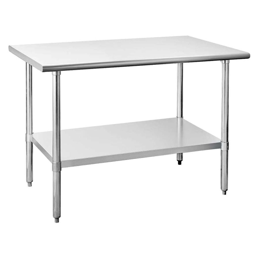 Stainless Steel Work Table 30"x48" with Left Sink